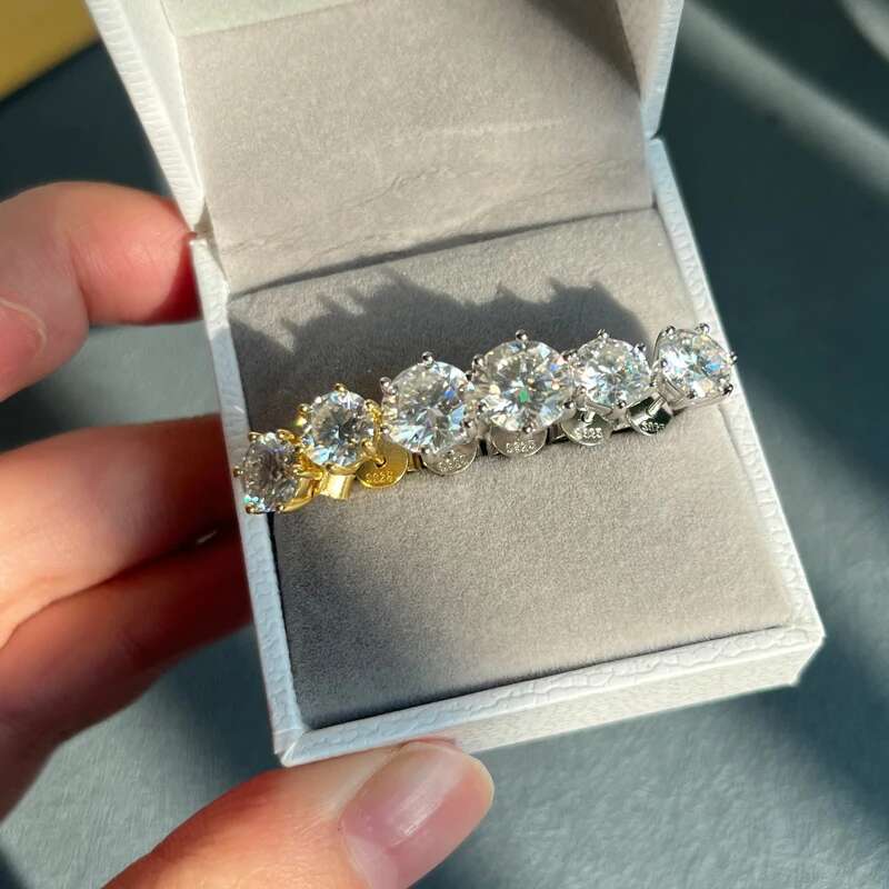 0.5-2CT Moissanite Diamond Stud Earings D Color for Women Earrings Original 925 Silver 18K White Gold Top Quality Girl Gift