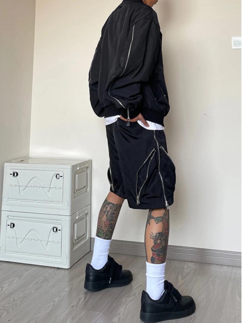 Men's Shorts American Style High Street Wind Men Vibe Workwear Short Pants Harajuku Casual Tooling Outdoor Five-point Pants Summer