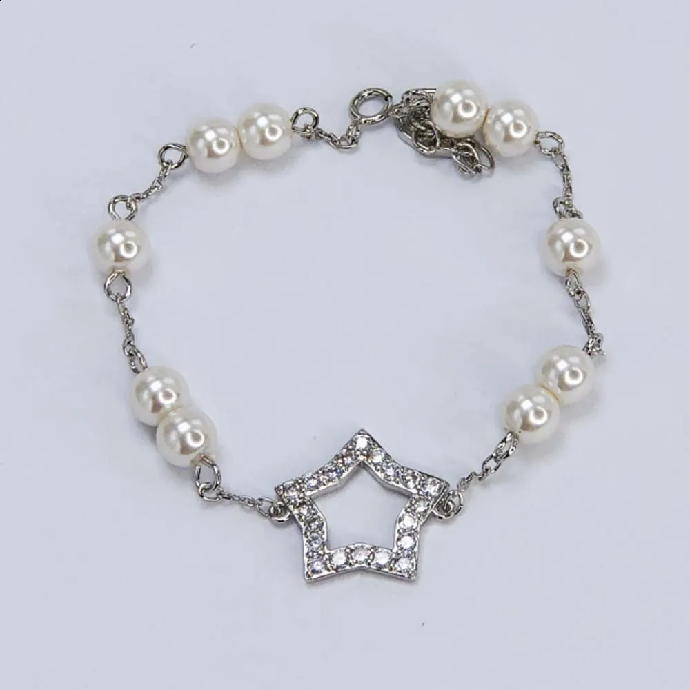 Fashion Stella Star white pearl bracelet for womens high-end jewelry gift 250407