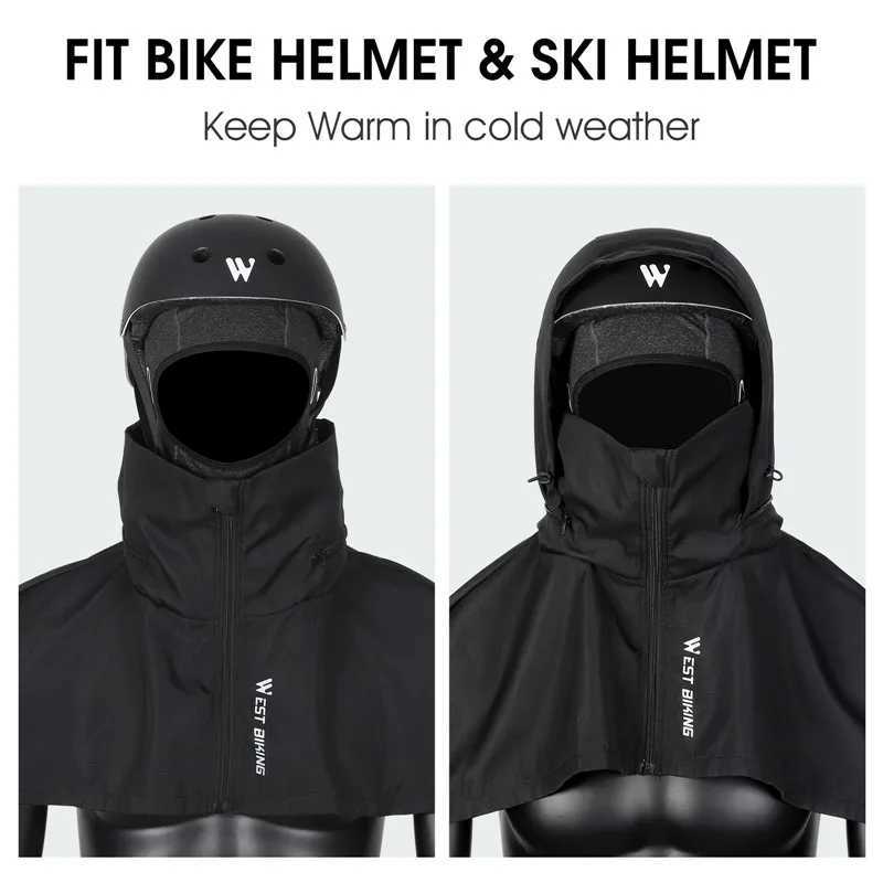 WEST BIKING Balaclava Windproof Caps Winter Breathable Mask Thermal Sport Gear MTB Road Bike Headwear Skiing Cold-proof Hat S251110