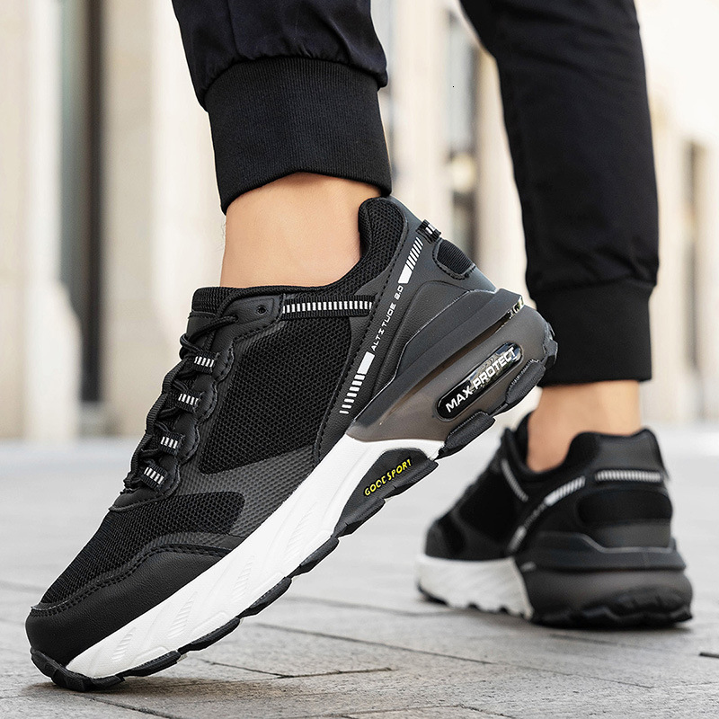 Free Shipping 2025 New Fashion Designer Sneakers Plus Size shock absorption and anti-slip Air Cushion running shoes for Men