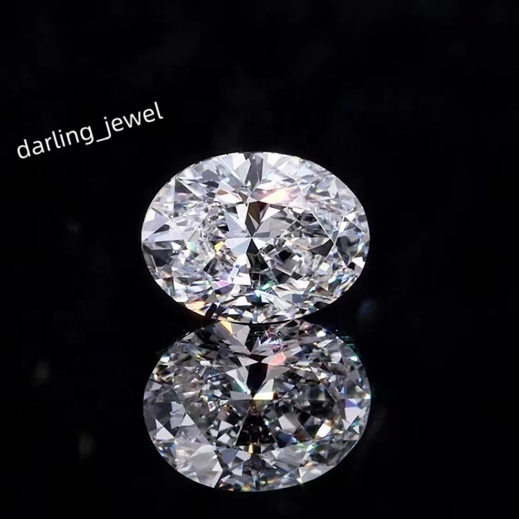 IGI GIA Certified 1ct-2.0ct Excellent Cut Oval Shape VS1 Clarity White Lab Diamond Loose Diamonds