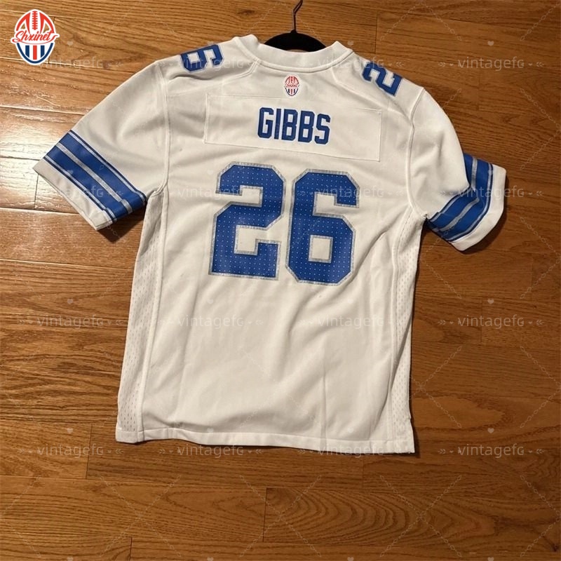 custom2025 0 Anthony Firkser 97 Adan U T C H I S O N Football Jersey 14 St. Brown 26 Gibbs 9 Williams 70 Dan Skipper Custom Any NameNumber - view 8