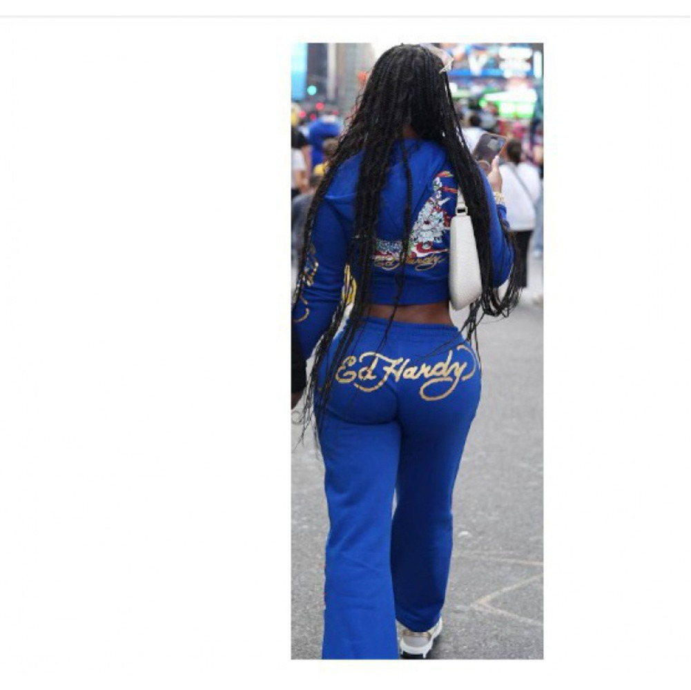 Womens High Quality Tracksuit Women Track Letter jogger suits Sweatsuits Hoody hardy set d2a C260312