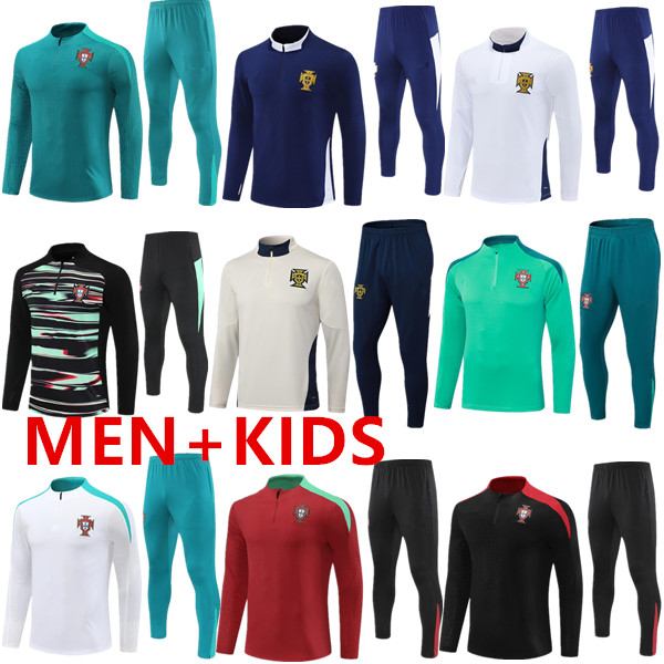 2025 2026 Portugal tracksuit JOAO FELIX soccer jerseys training suit RUBEN NEVES BRUNO RONALDO FERNANDES Portugieser 23/24/25 26 Portuguese TRACKSUIT Men kit suits