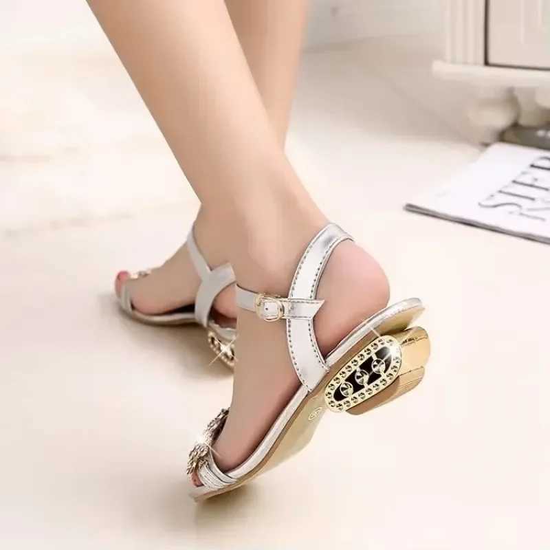 Sexy Summer Womens Sandals Open Lace - Sandals Womens Low Cut N-Slip Rhine High Heel Sandals Size 34-41XJ250410