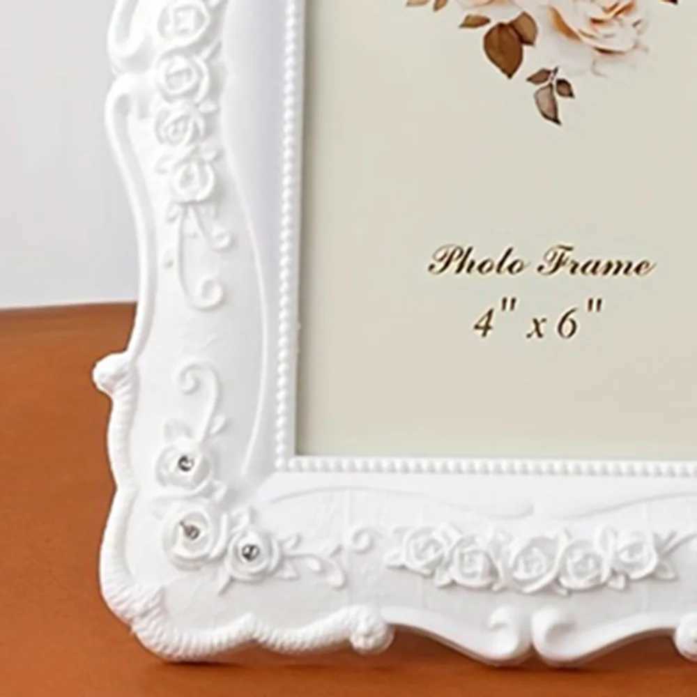 Pastoral style photo frame home table ornaments living room bedroom desktop decoration horizontal and vertical universal L251110 H260306