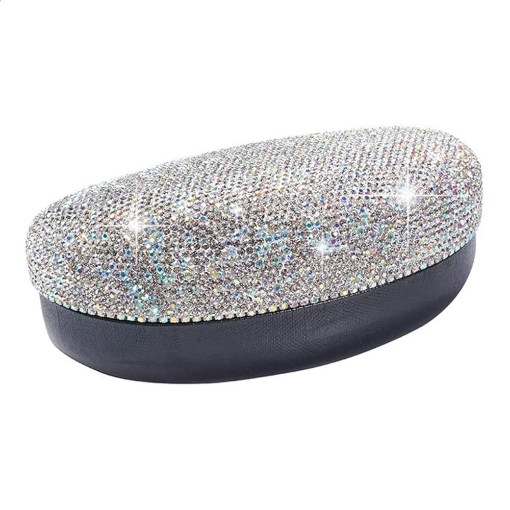 Shining Rhinestone Womens Sunglasses Box Diamond Glasses Box Hard Glasses Box Travel Bag Glasses Accessories 250409