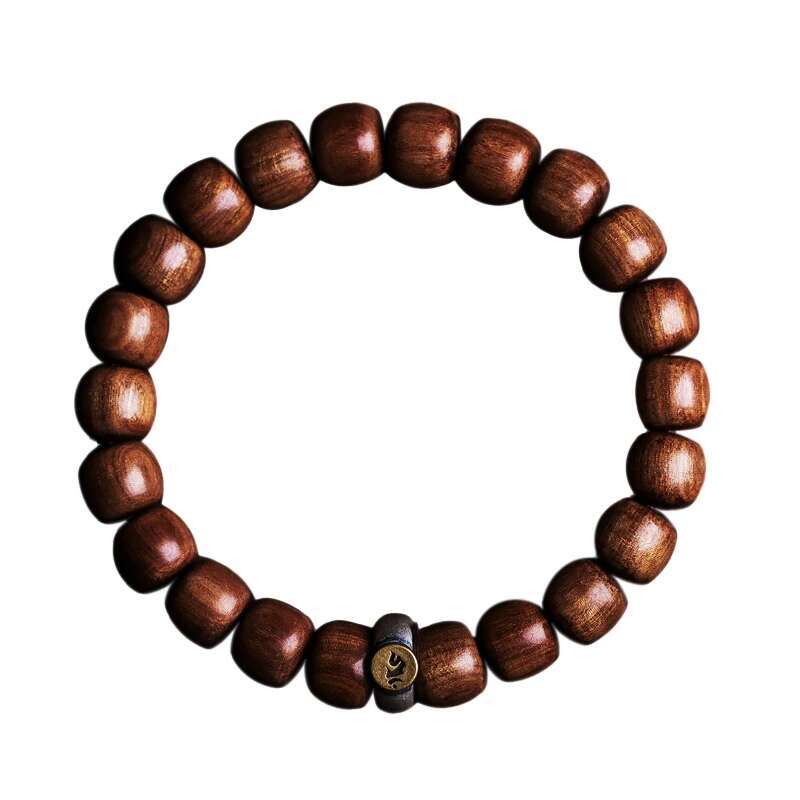 Indian Mysol LaoShan Incense Men Zodiac Recurrent Fate Year Good Luck Sandalwood Bracelet Women