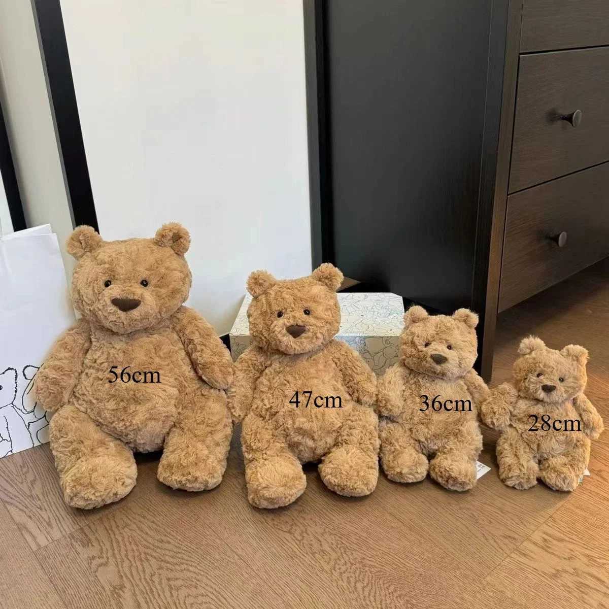 Jellycat with tags Jellycat Barcelona Bear Plush Toy Soothing Doll Teddy Bear Girl Holiday Birthday Gift Stuffed Animal W250411