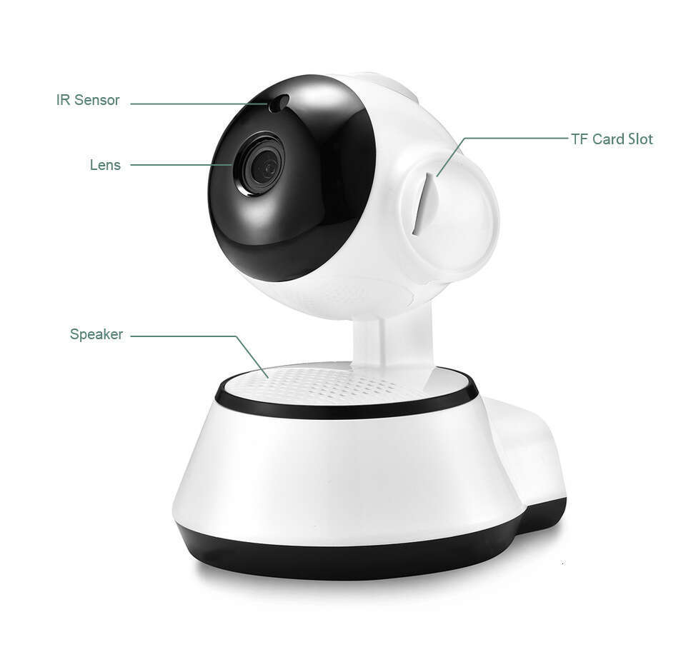 V380 shaking Head 100W720PWiFi wireless network camera puppy HD camera