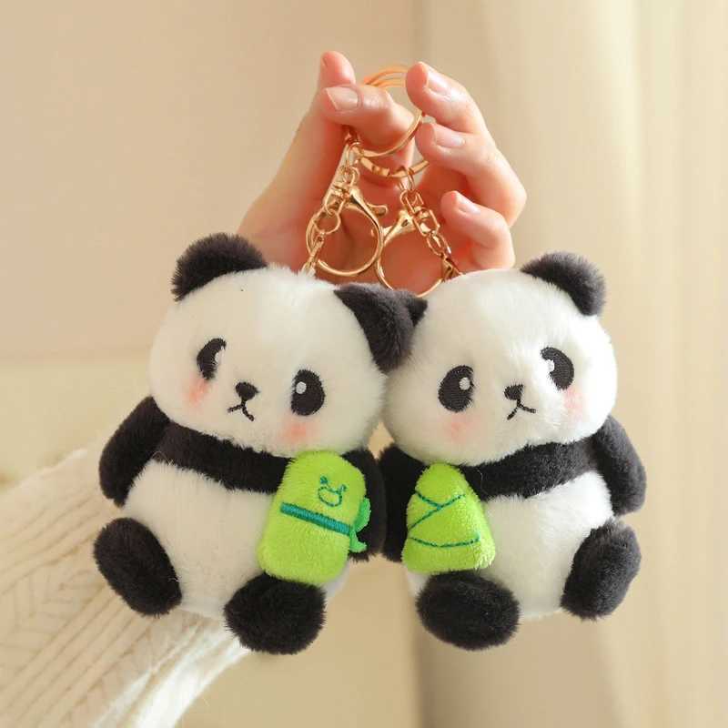 Cute Panda Plush Toy Keychain Cartoon Bag Pendant Bag Accessories Car Keychain Pendant Decoration Fashion Gift W250411
