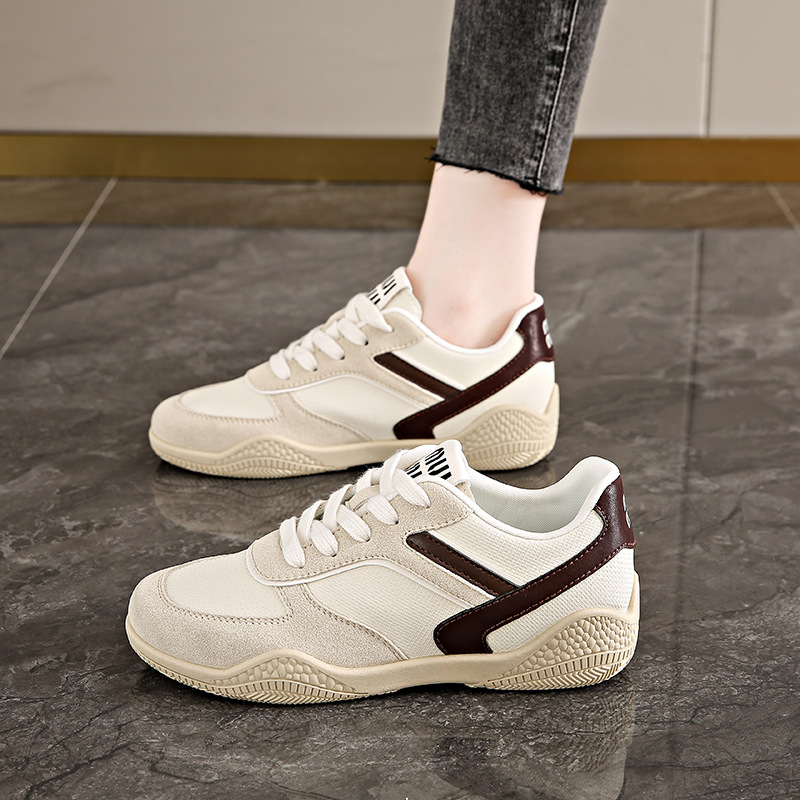 Women's new combination of color foreign style feet small comfortable fashion casual sports shoes 2025s hot