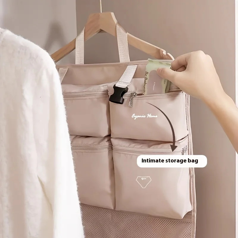 Portable Travel Organized Cube 6 Compartments Travel Organizer Packing Cube Luggage Colthes Divider Underwear Socks Storage Bag 251110