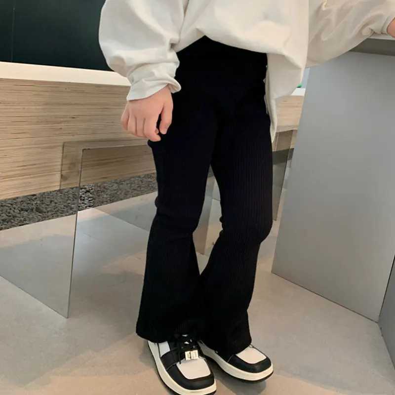Spring Autumn New Girls Pants Pit Trumpet Pants European And American Style Fashion Trousers Leggings ChildrenS Clothes For Gir L251110