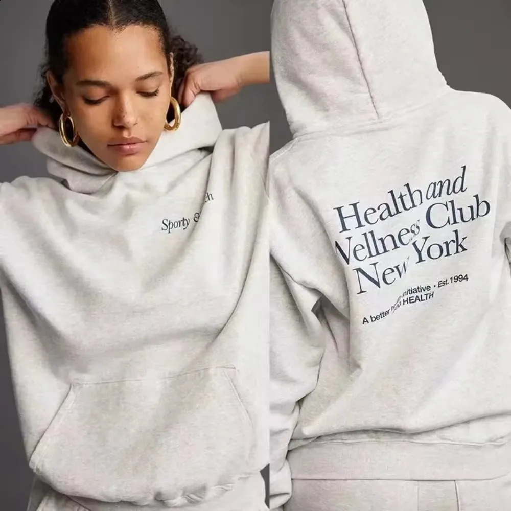 Early Spring North Meriki Sport and Rich Letter Printed Wool Sweaters Mens Womens Plus Hoodies 250314