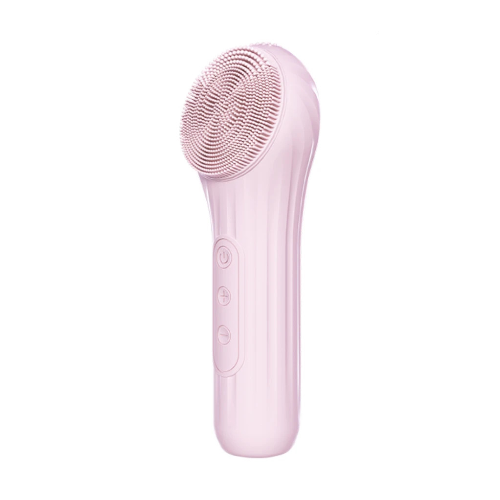 Electric Cleansing Brush Sonic Face Massager Warming Deep Pore Cleaning Waterproof Silicone Blackhead Remover 251106