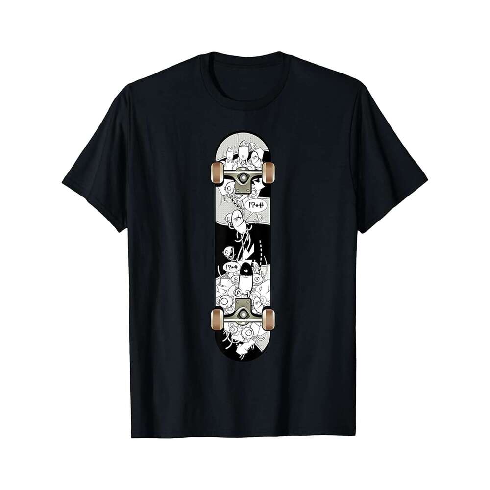 Designer T shirt Skateboarding Lovers Graphic Tees Cool Skateboarding Fun - 220g T shits