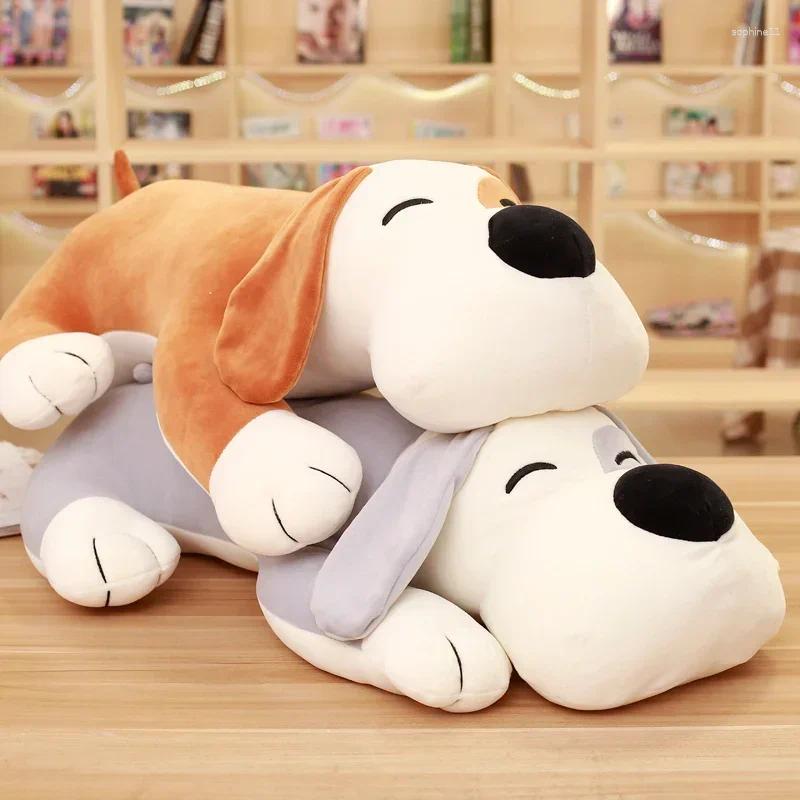Update Adorable Dog Plush Pillow Soft Stuffed Animals Simulation Toy Lying Doll Home Decor Xmas Gifts For Boys Girls Pet
