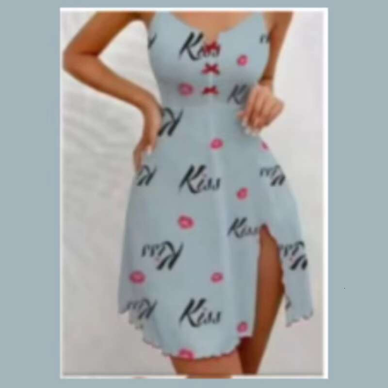 Sfy-Y1578 Women's Loungewear, Sexy Printed Dresses, Underwear Camisole Pamas, Nightdress, Wholesale