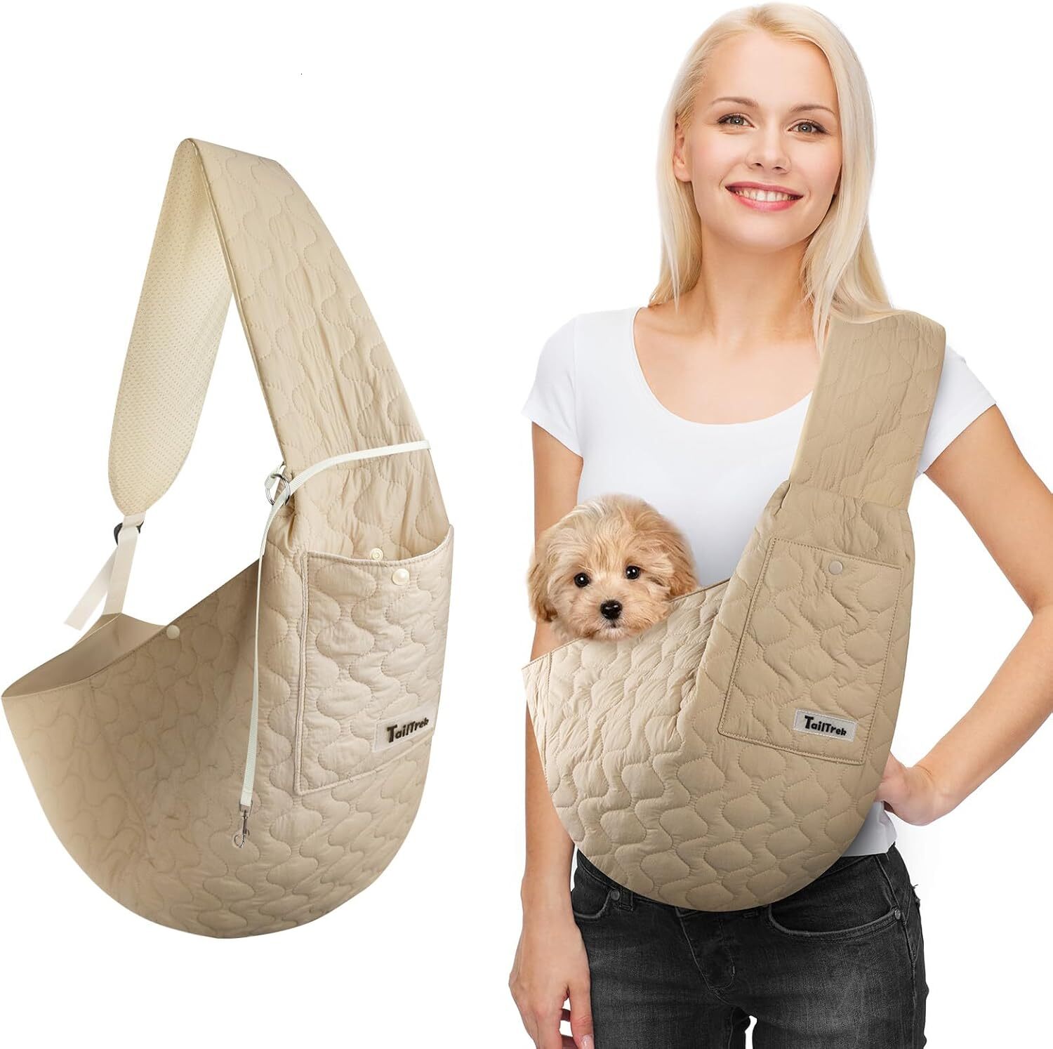 jourcraf dog and cat harness handsfree pet harness bag adjustable pet soft harness with padding adjustable shoulder strap machine washable travel safe