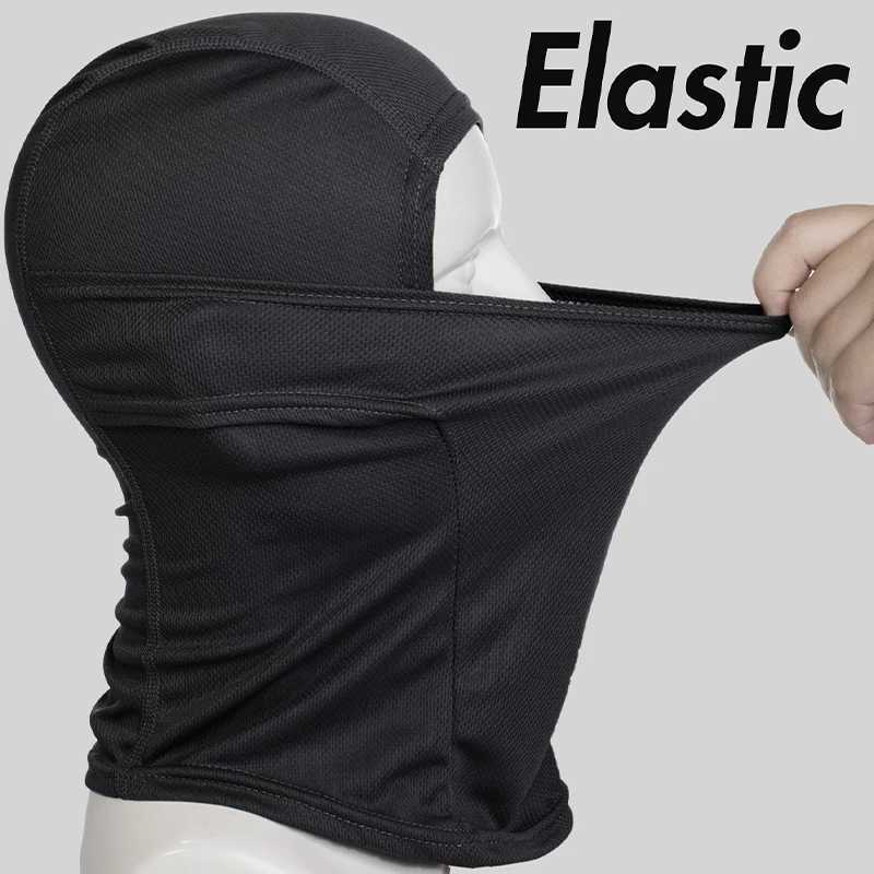 Musion Balaclava Motorcycle Mask Fashion Print Windproof Sunscreen Full-Face Mask Breathable Mesh Suitable Cycling S251110