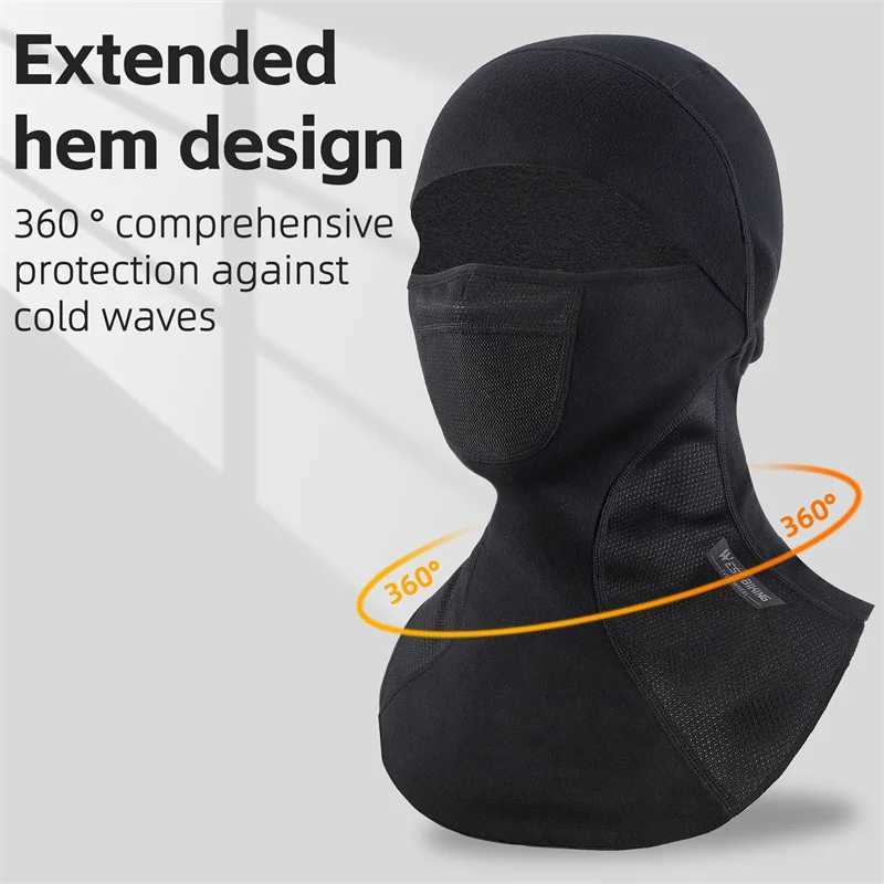 WEST BIKING Winter Cycling Fleece Balaclava Full Face Warm Motorcycle Breathable Mask Running and Skiing Caps Thermal Sport Gear S251110{category}