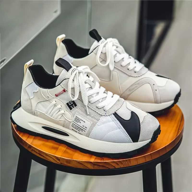Trendy Mens Casual Running Shoes 2025 New Fashionable Mens Mesh Outdoor Tennis Training Shoes Tenis Masculino M250411
