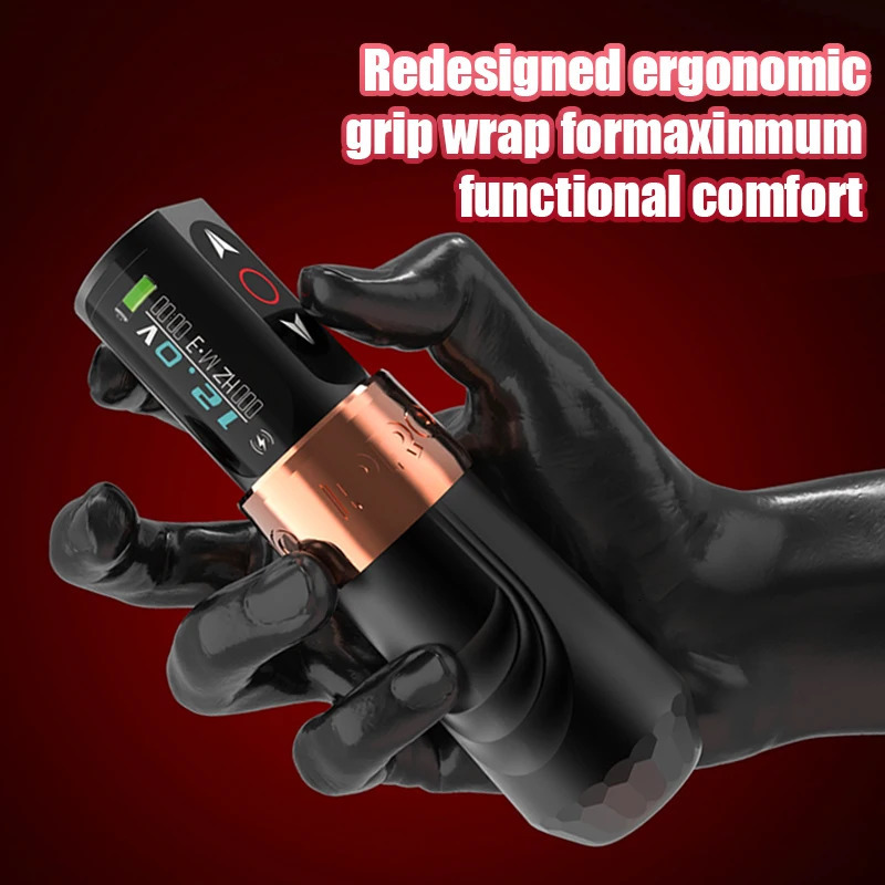YILONG Rotary Wireless Tattoo Pen Machine 40MM Stroke with 1600MAH DUALBattery Professional Gun for Artist 251103
