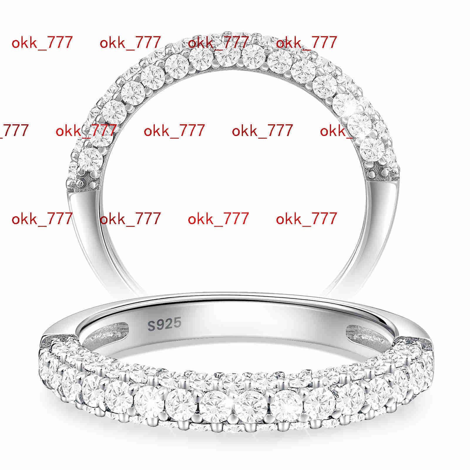 Wholesale Moissanite Band Ring Engagement Ring and Wedding Band Moissanite Engagement Ring Diamond