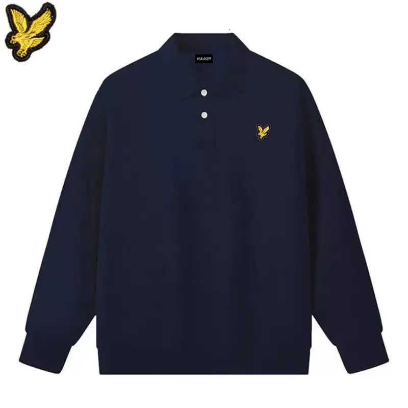 Hot Sales autumn winter cotton brand Eagle Embroidery LYLE mens womens casual overcoats with lapels sweatshirts Loose hoodie M251111