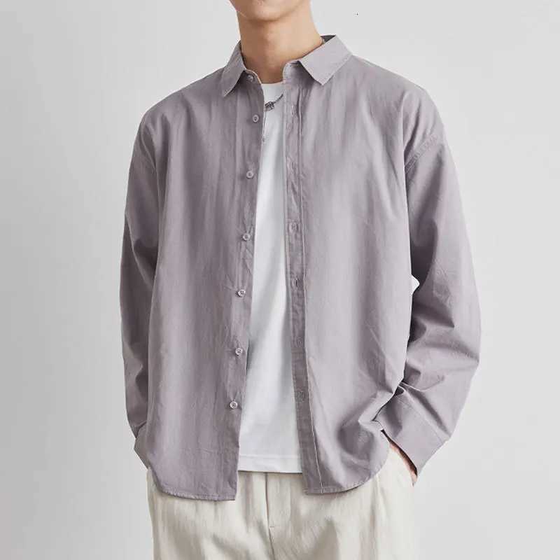 Mens Linen Cotton Long Sleeve Shirt Breathable Business Casual Resort Wear Spring Summer Holiday Beach Breathable White Shirts K251110