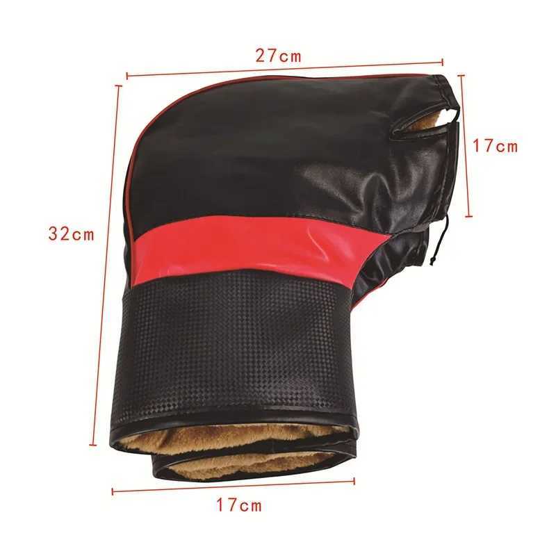 1Pair Motorcycle Scooter Battery Gloves Retrofit Car Handlebar Winter Warmer Gloves Rainproof Thickened Handlebar Cover S25118
