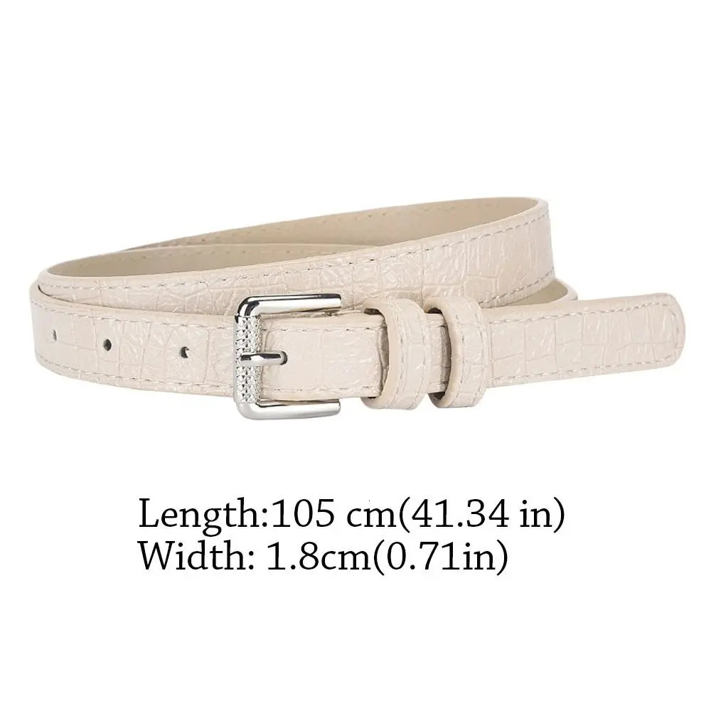 Fashion Pattern Womens Belt PU Leather Simple Waistband Belts Leather Belt Pants 251031