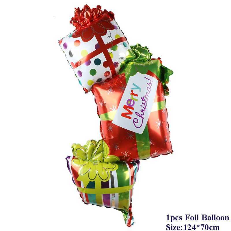 Christmas Merry Christmas Theme Santa Claus Large Christmas Tree Elk New Year Party Decoration Balloon Winter Party Decoration Y251111