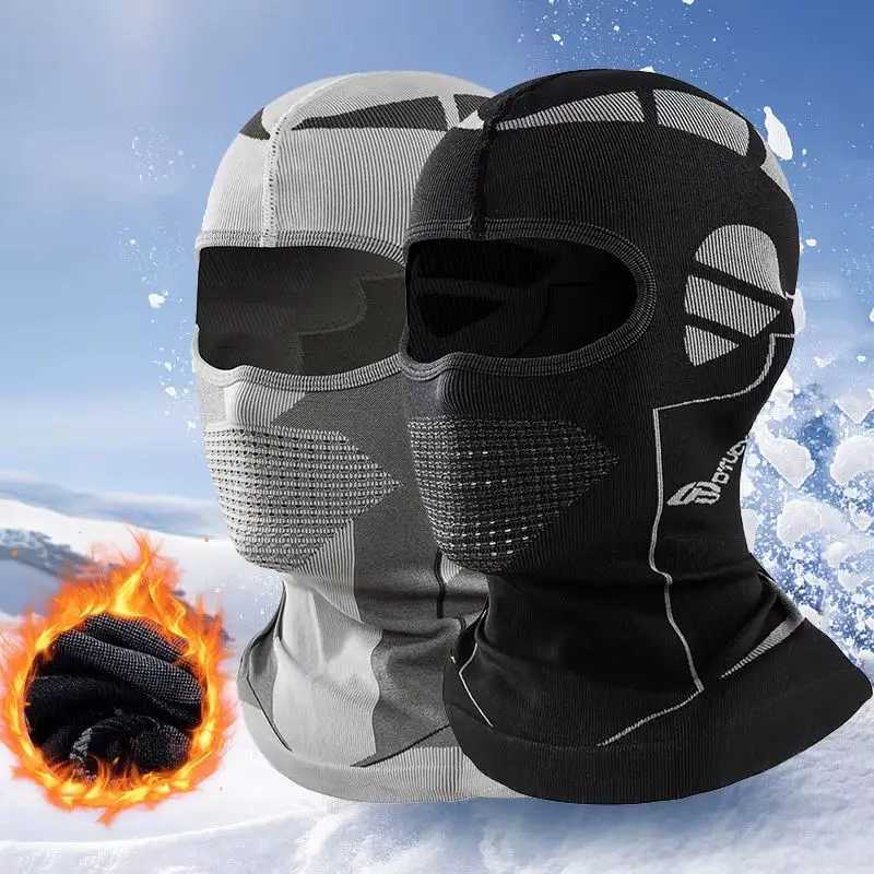Breathable Motorcycle Balaclava Face Cover Winter Ski Mask Windproof Helmet Liner Stretchy Cycling Bike Scarf for Men Women S251110