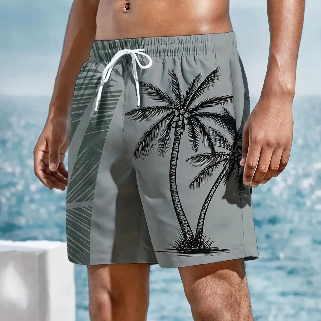 Summer Hawaiian Beach Shorts Color Pants 3D Printed Mens Holiday Casual Surfboard Shorts Swimsuit Luggage Childrens ClothingW250410