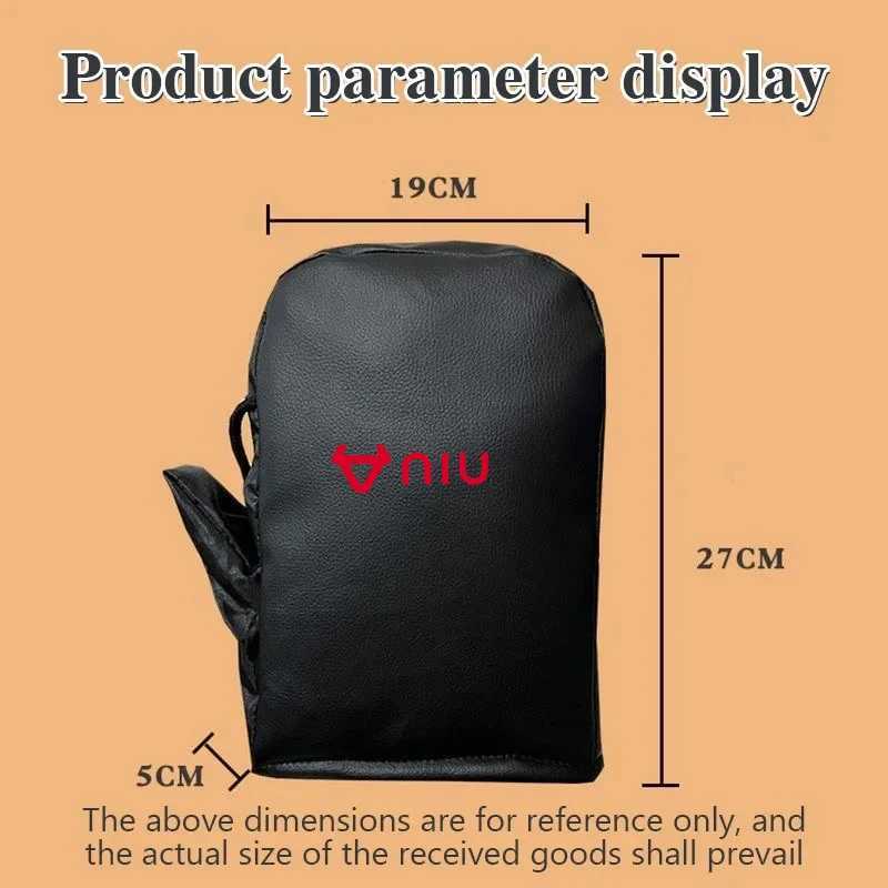 for NIU Waterproof Motorcycle Handlebar Muffs Hand Protector Winter Windproof Thicken Warm Thermal Mobile Handle Bar Gloves S25118{category}