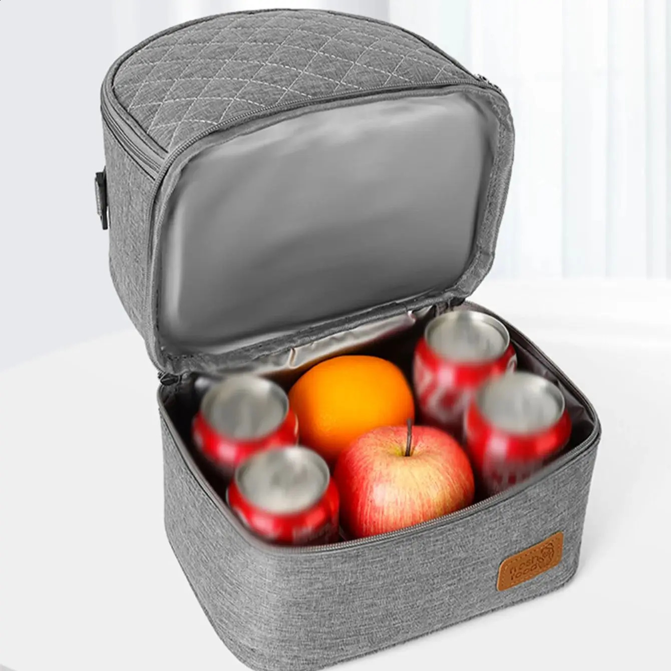Portable backpack lunch bag waterproof insulation bag storage bag camping picnic work school fashion work bag 250410