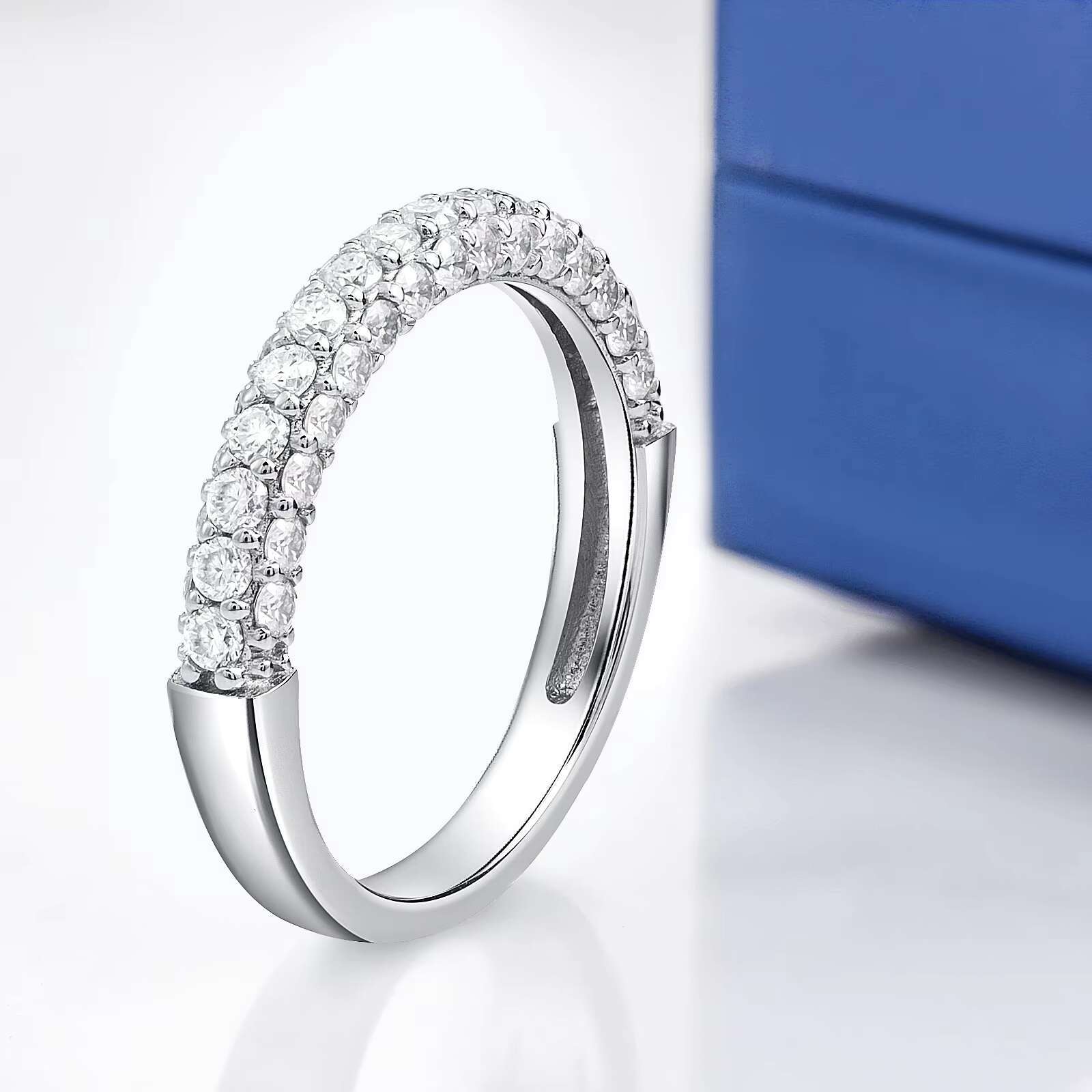 Wholesale Moissanite Band Ring Engagement Ring and Wedding Band Moissanite Engagement Ring Diamond