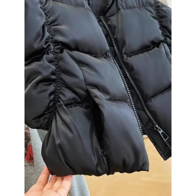 Shoulder High Waist Short Vest Lightweight Chalecos Para Mujer Black Waistcoat Women Roupas Femininas Tops Y2k Jacket Parkas 251110