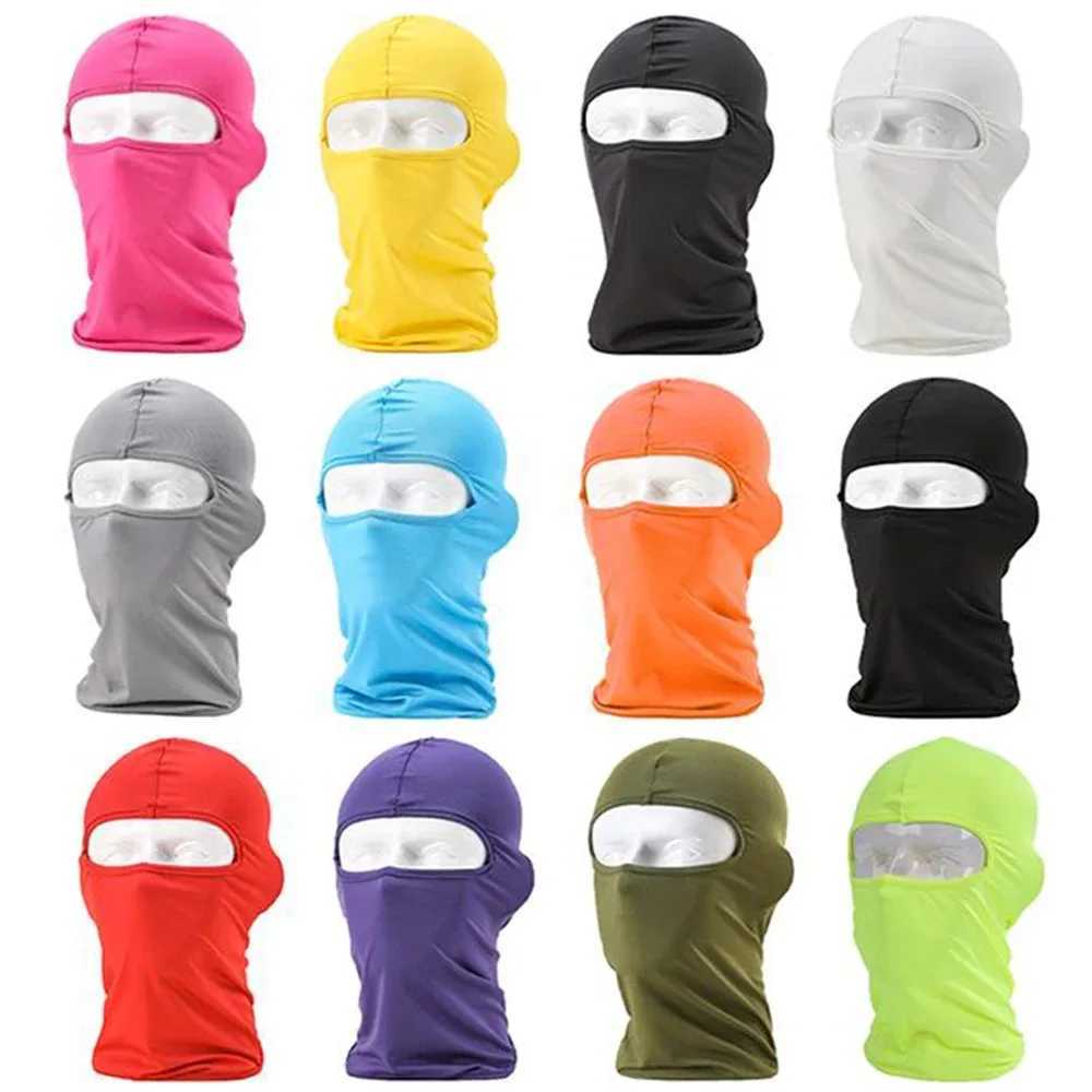 Balaclava Motorcycle Face Mask Moto Helmet Bandana Hood Ski Neck Full Face Mask Windproof Dustproof Face Shield Mens Biker Mask S251110