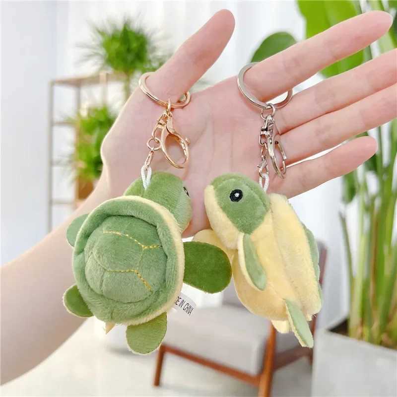 1 plush turtle toy filled with cute small keychain pendant for childrens toys childrens gift keychain W250411
