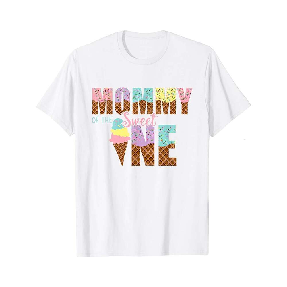 Designer T shirt Mothers Day Gift Mom Birthday Gifts from Daughter Son 1 Mom - 220g T shits