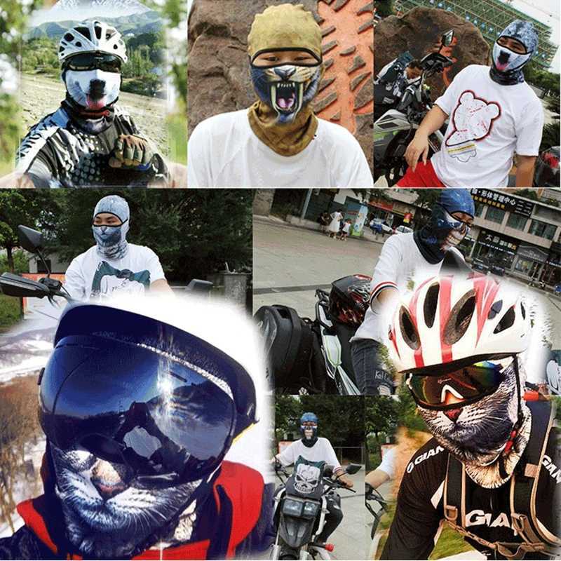 Winter Thermal Fleece Balaclava Full Face Mask Warmer Cycling Hood Liner Sports Ski Bicycle Bike Snowboard Scarf Hat Cap S251110