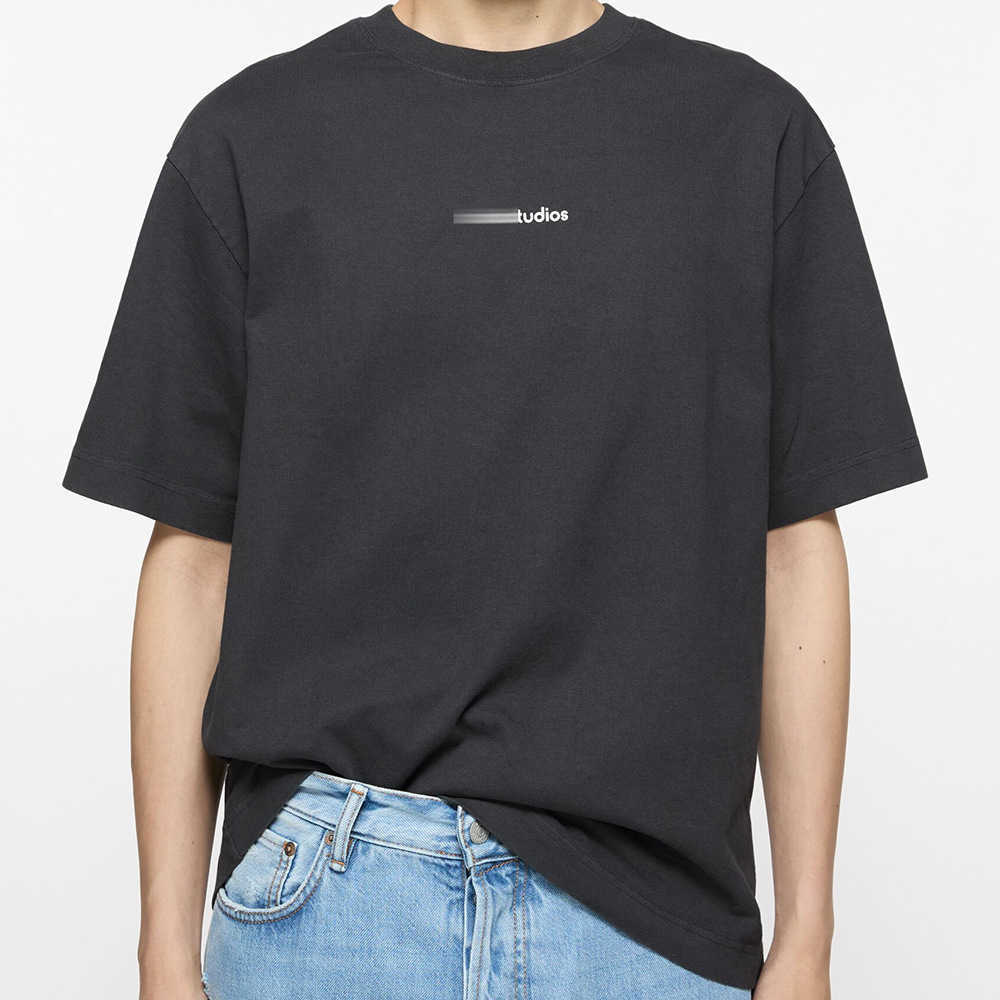 25 new spring/summer AC classic small label unisex round neck pullover loose casual short sleeved T-shirt trendy Y2504095IT2