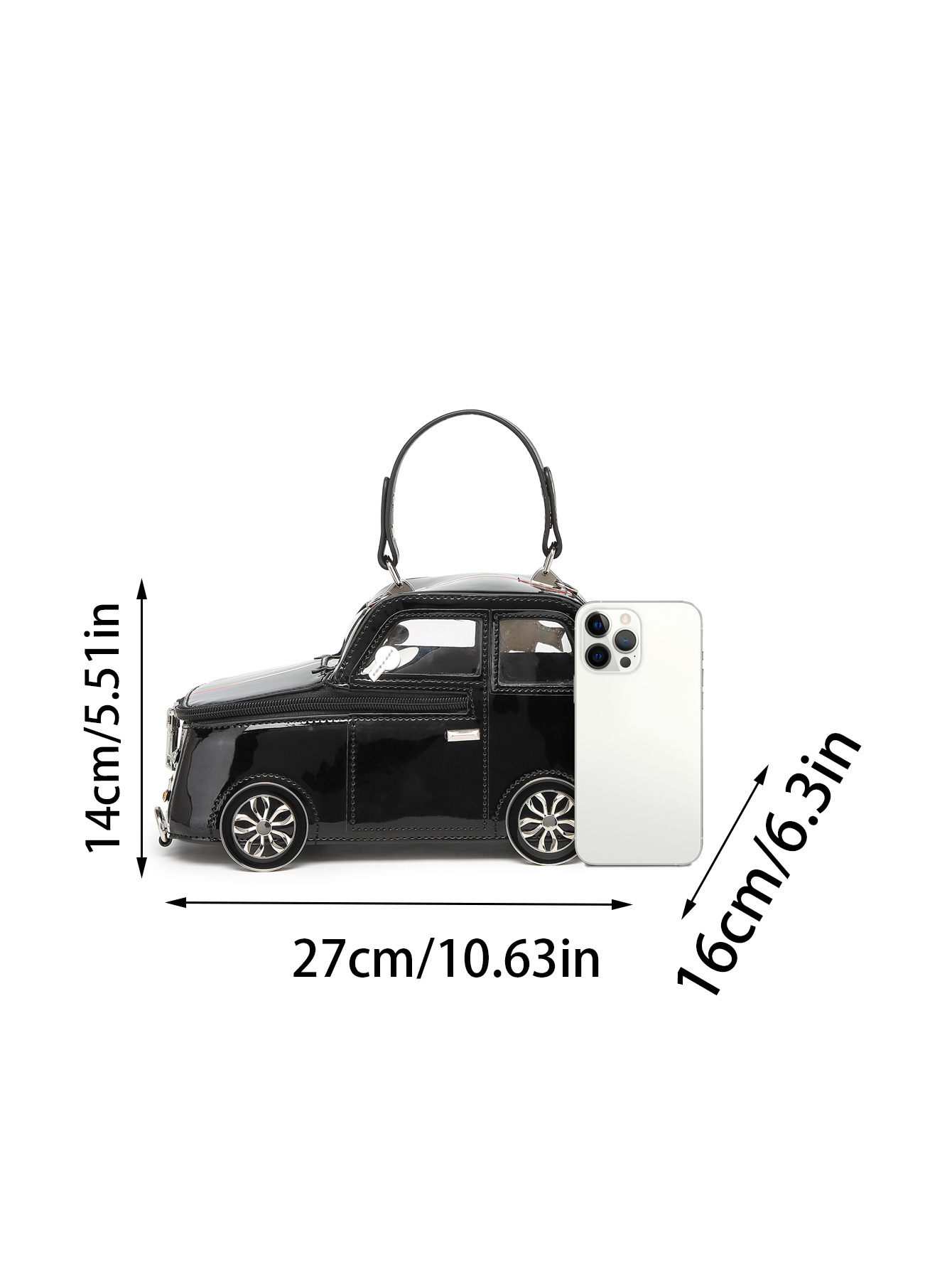 Off road Vehicle shaped Handbag Creative Unique Irregular Bag Convertible to Crossbody or Backpack Irregular Design Multi-Purpose Offroad SUV Style Sh