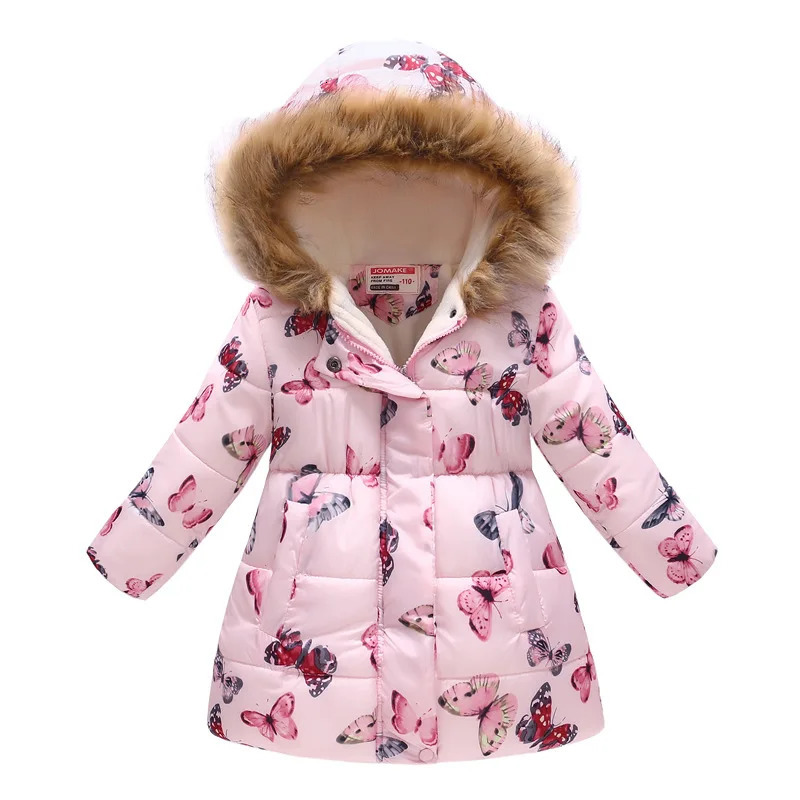 2023 winter long cotton jacket for coats girl clothes childrens clothing thicken outerwear parka kids 310 Years old Girls 2501105