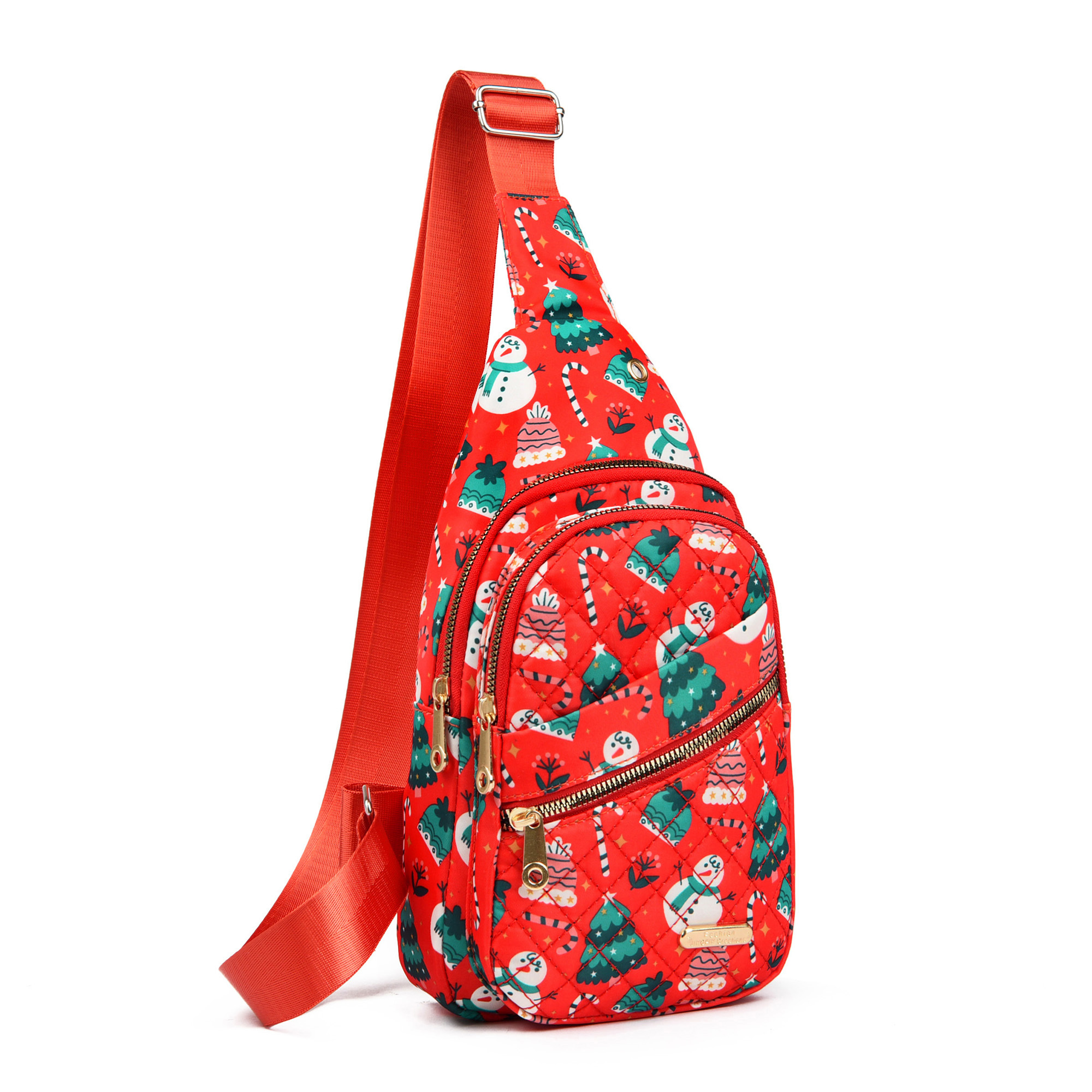 2025 new fashion woman Christmas holiday chest bag ddmynov