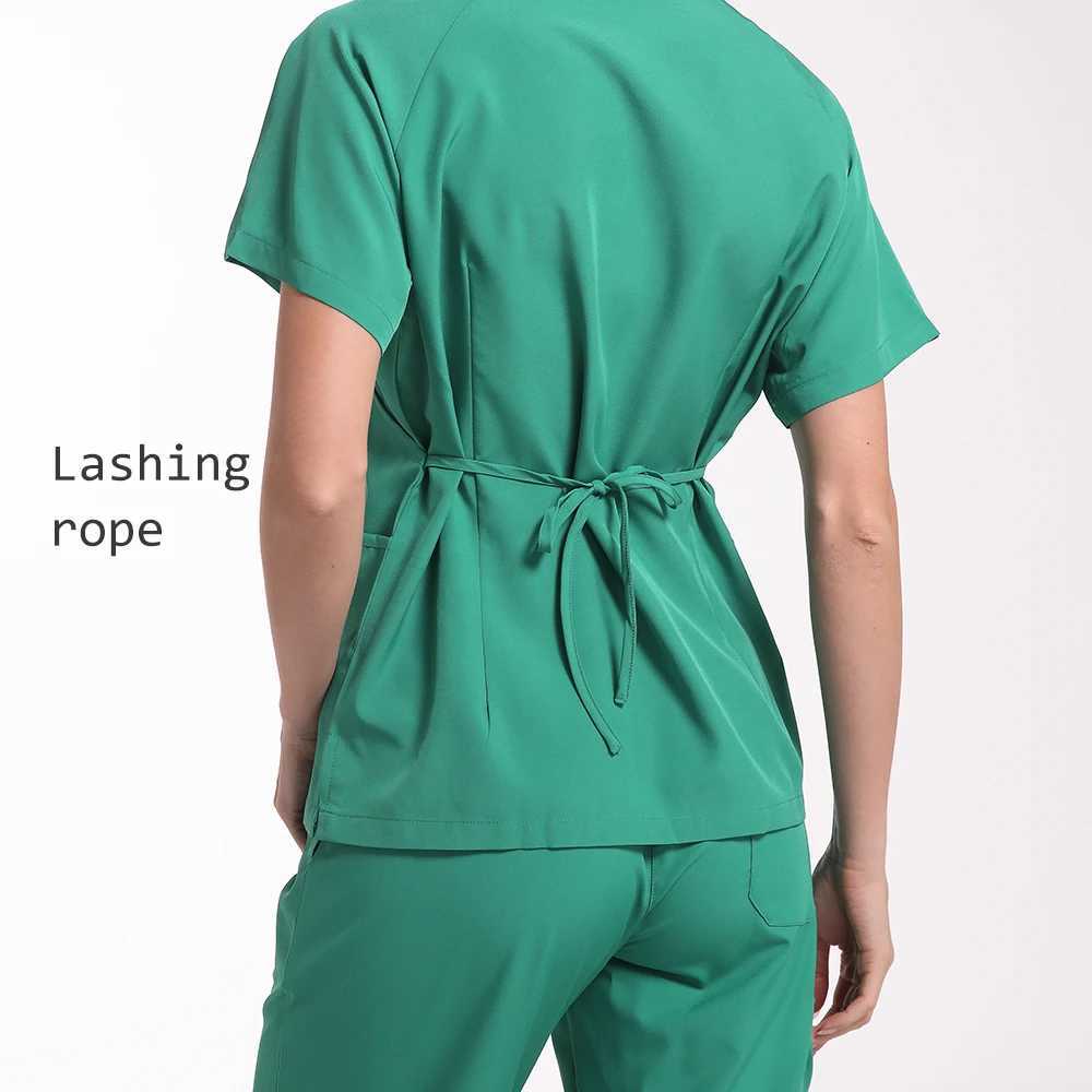 Medical Uniform Scrubs Nurse Accessories Uniform Neutral Clinical Coating Mens Operating Room Running Set Doctors Top Pants X250410